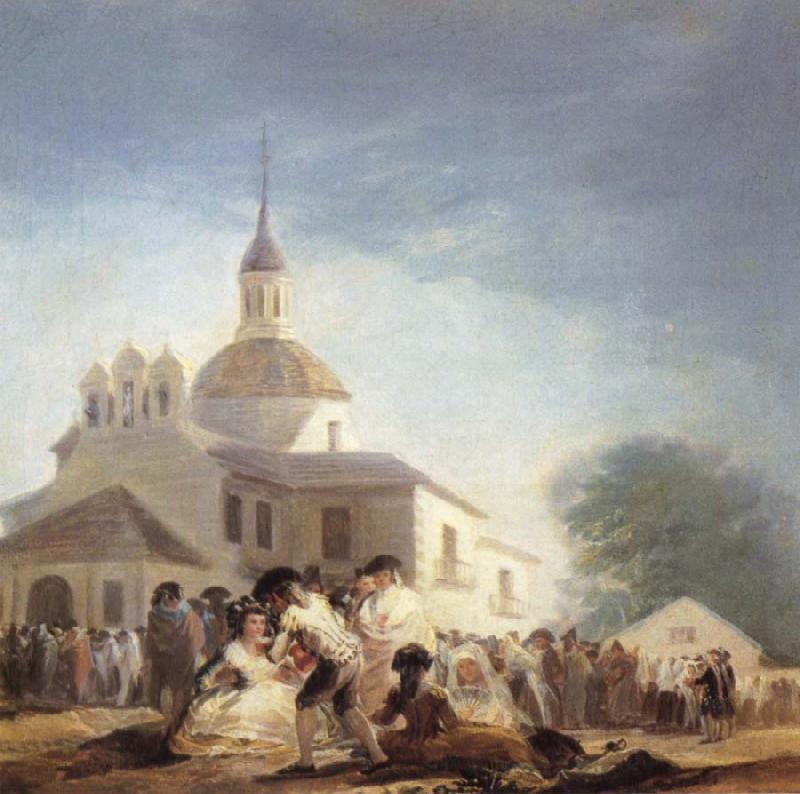 Francisco Goya The Hermitage of St Isidore oil painting picture